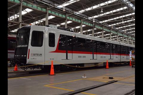 Bombardier has delivered the first trainset for Guadalajara metro Line 1.